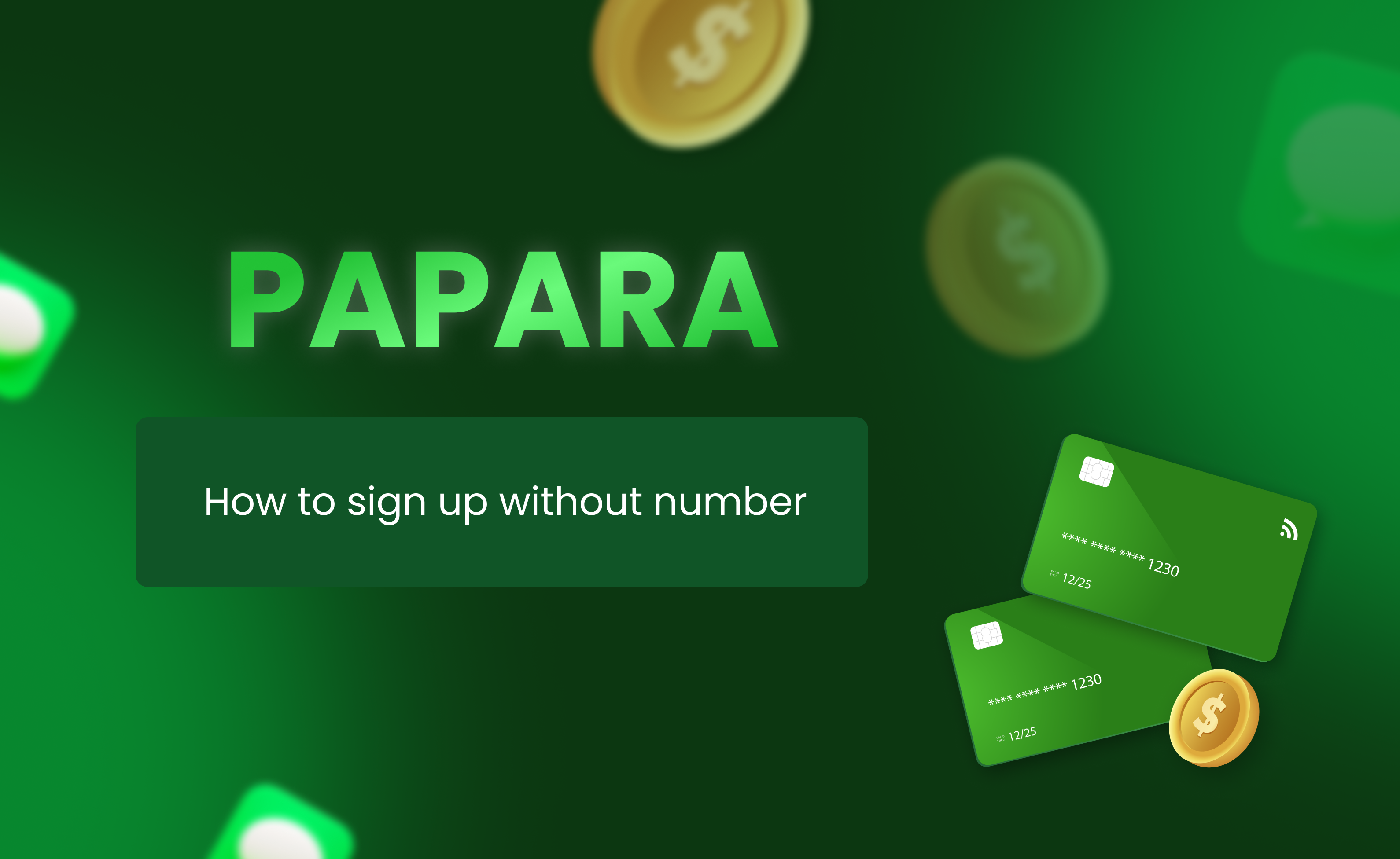 Unlock Papara Without a Turkish Phone Number