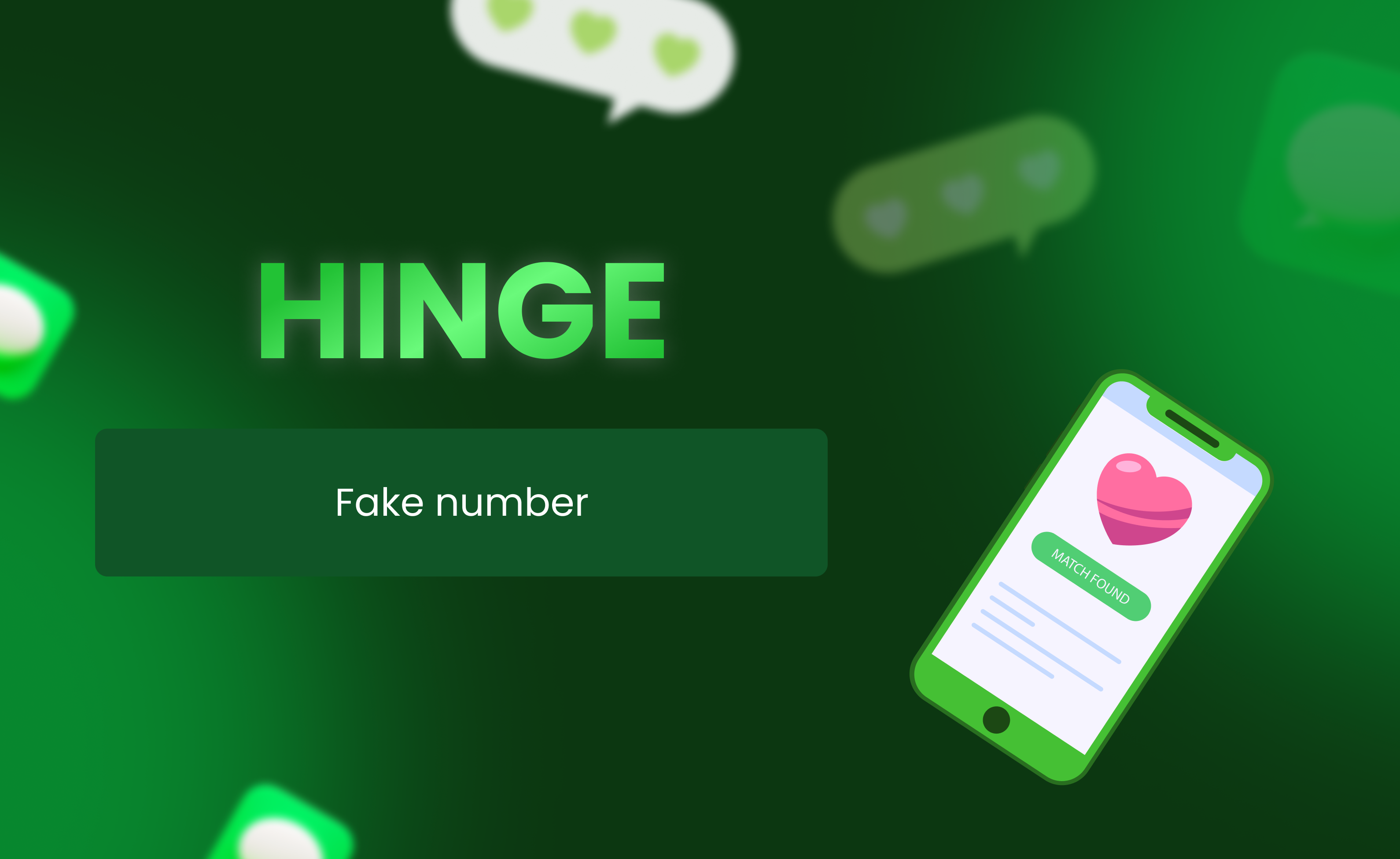 Create Hinge Account: Verify Without a Phone Number with SMSBOWER