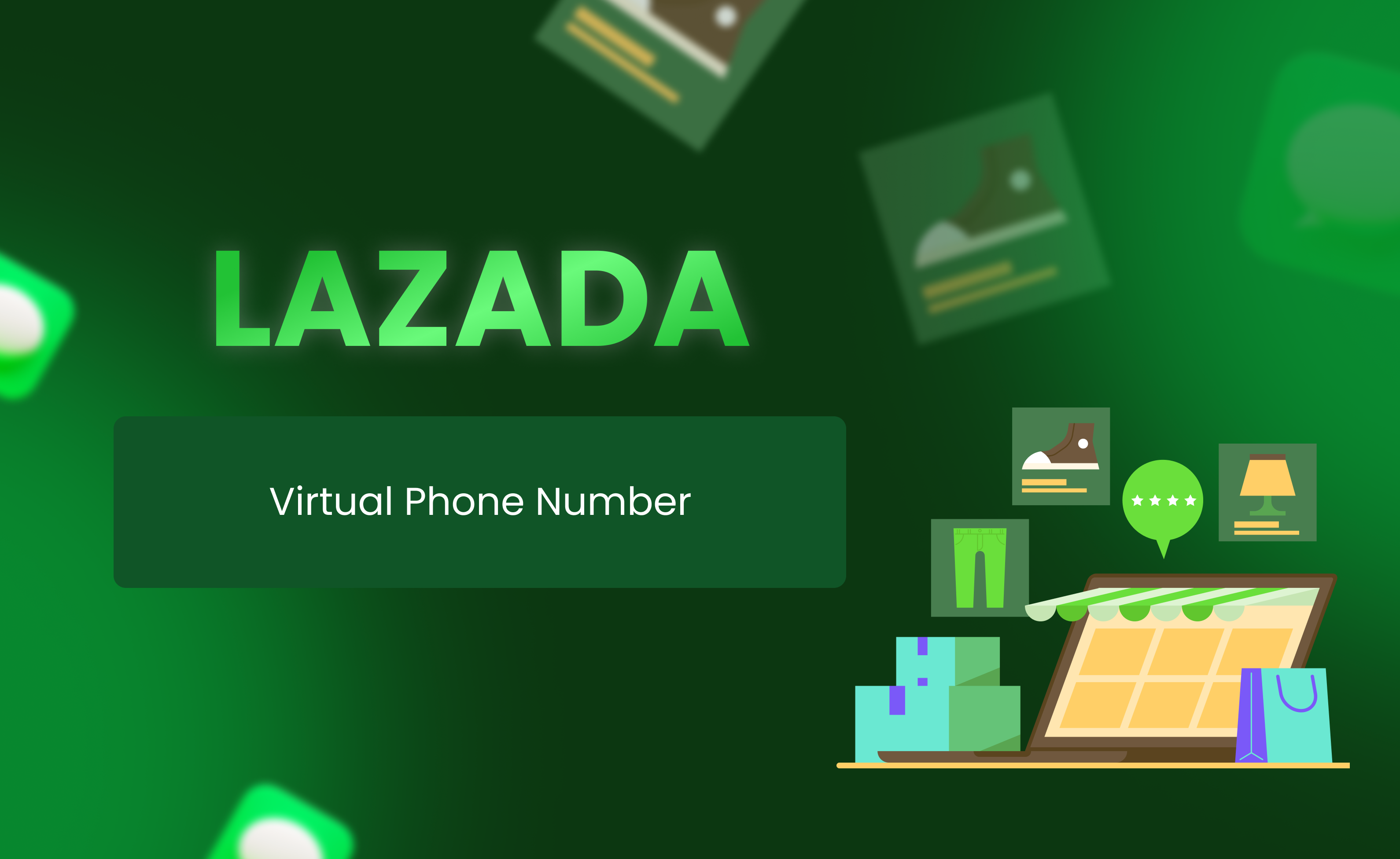 Register on Lazada Quickly with SMSBOWER's Virtual Phone Number